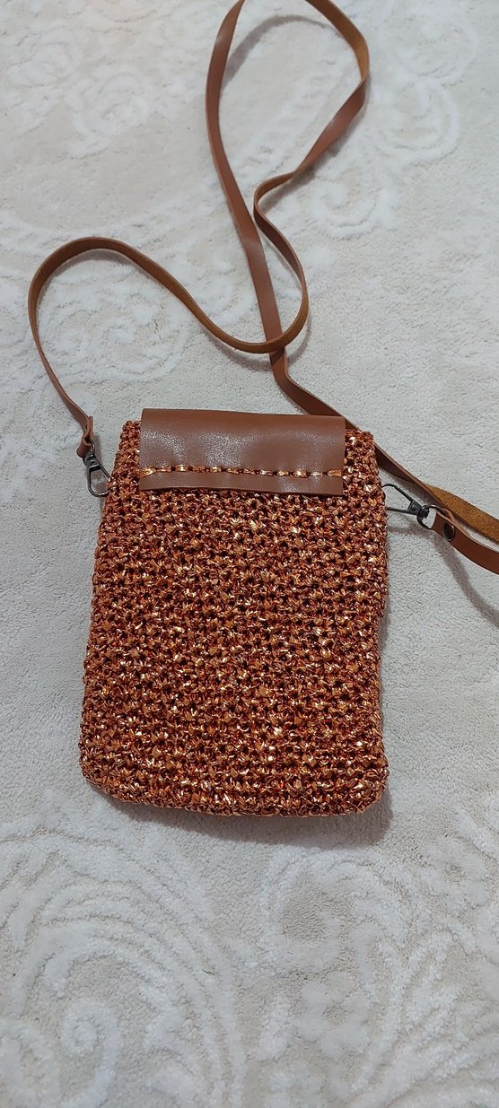 Kadın El Yapımı Çapraz Çanta - Görsel 5