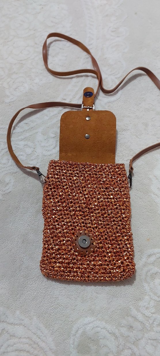 Kadın El Yapımı Çapraz Çanta - Görsel 3