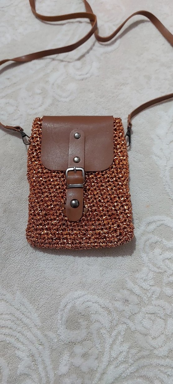 Kadın El Yapımı Çapraz Çanta - Görsel 2