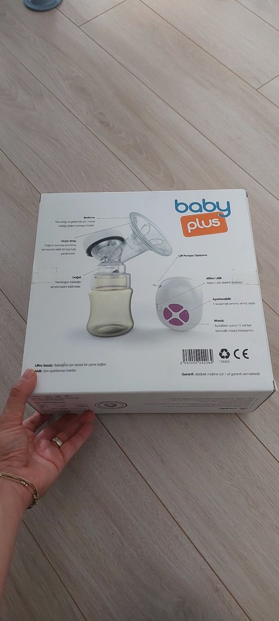 Baby Plus/ Baby Mom Tekli Elektrikli Göğüs Pompası - Görsel 3