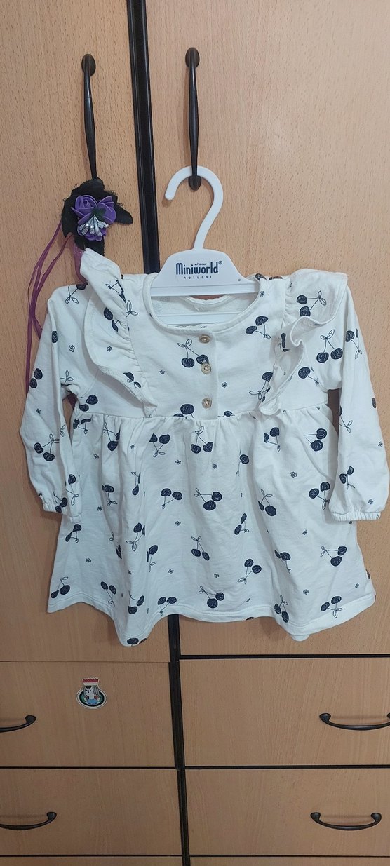 Kız Çocuk Uzun Kollu Elbise - Görsel 2