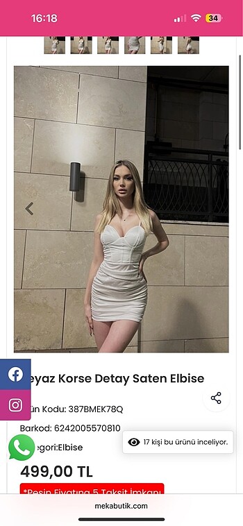 Diğer Beyaz Elbise