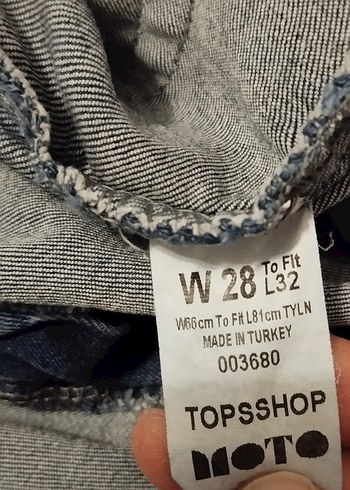 28 Beden Kadın Lacivert Midi Boy Denim Pantolon