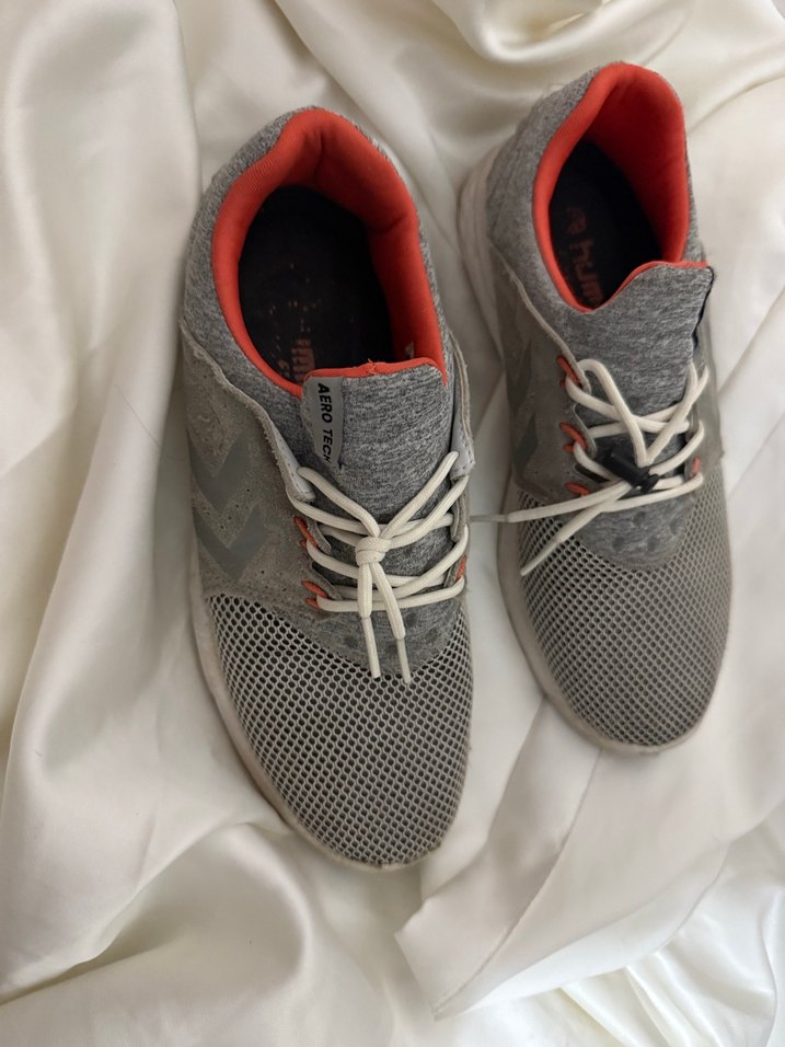 Gri Bağcıklı kadın Spor Ayakkabı - Görsel 2