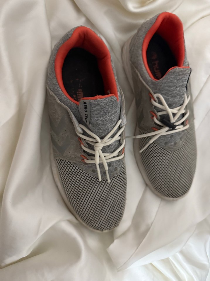 Gri Bağcıklı kadın Spor Ayakkabı - Görsel 3