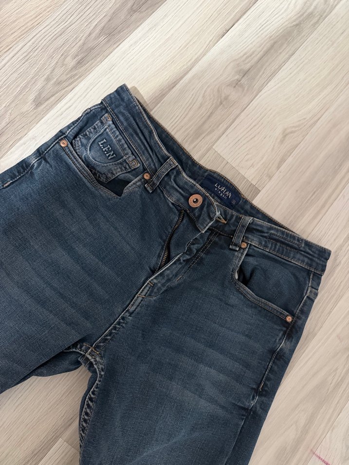 Erkek Lacivert Normal Boy Kot Pantolon - Görsel 2