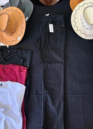 31 Beden KOT PANTOLON ( KLASİK KESİM SİYAH W31)