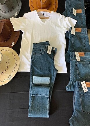 30 Beden ERKEK KOT PANTOLON ( MAVİ W30 )