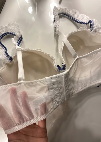 Nakışlı Beyaz Bohem Paris Sütyeni - Görsel 3