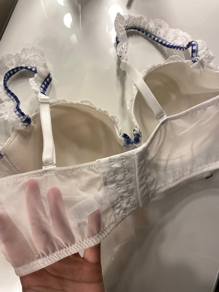 Nakışlı Beyaz Bohem Paris Sütyeni - Görsel 3