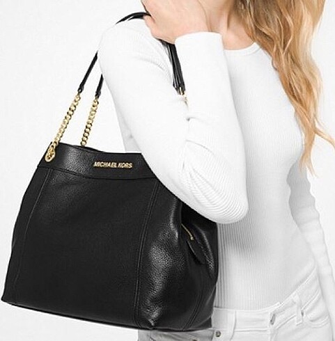 Beden MICHAEL KORS ZİNCİR MODEL SİYAH KOL ÇANTASI