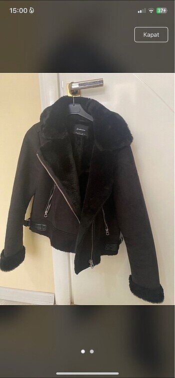 Stradivarius kürklü mont