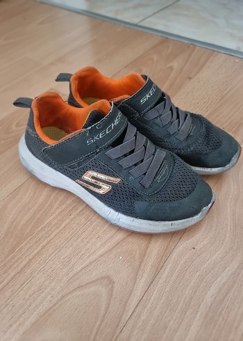 Skechers Erkek Çocuk Gri Spor Ayakkabı