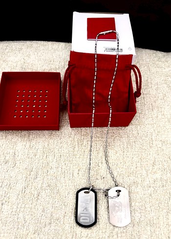 Diesel Uzun Zincir Detaylı Erkek Kolye Faturalı Garantili - Görsel 3