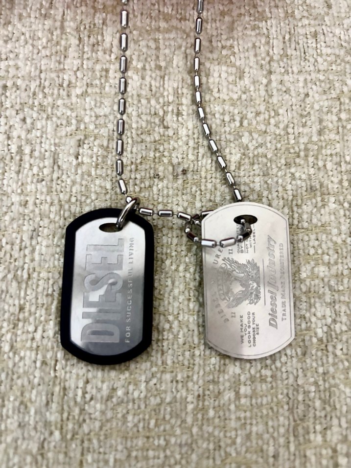 Diesel Uzun Zincir Detaylı Erkek Kolye Faturalı Garantili - Görsel 4