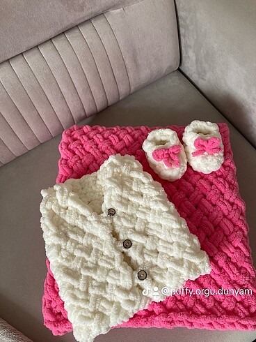 Beden Puffy bebek battaniyesi takımı