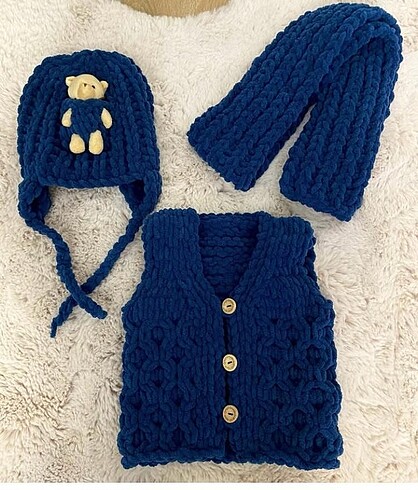 Diğer Puffy bebek bere boyunluk yelek