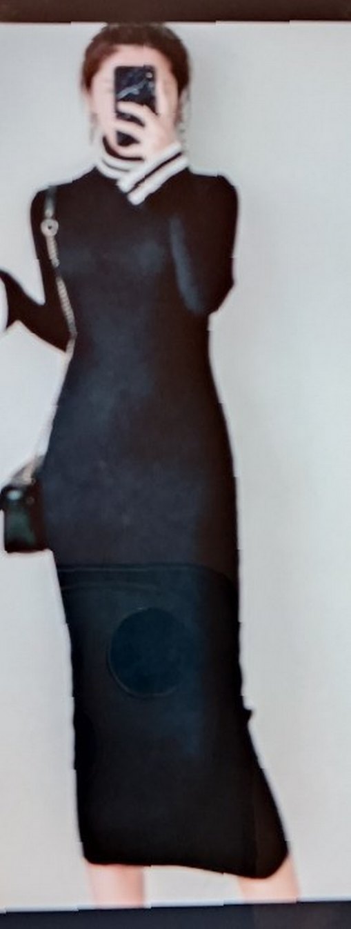 Zara knit triko Uzun Elbise - Görsel 3