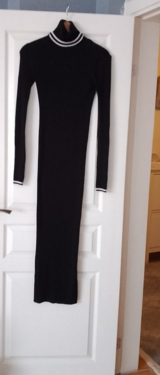 Zara knit triko Uzun Elbise - Görsel 2