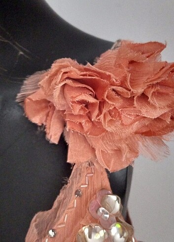 Park bravo ipek elbise - Görsel 5