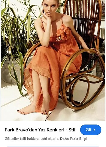 Park bravo ipek elbise - Görsel 8