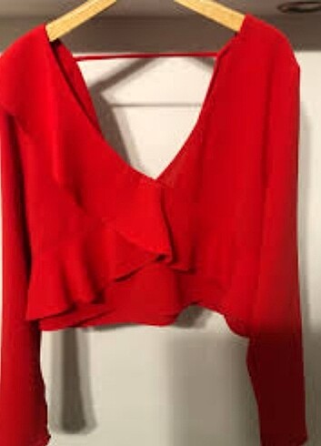 ZARA CROP BLUZ - Görsel 4