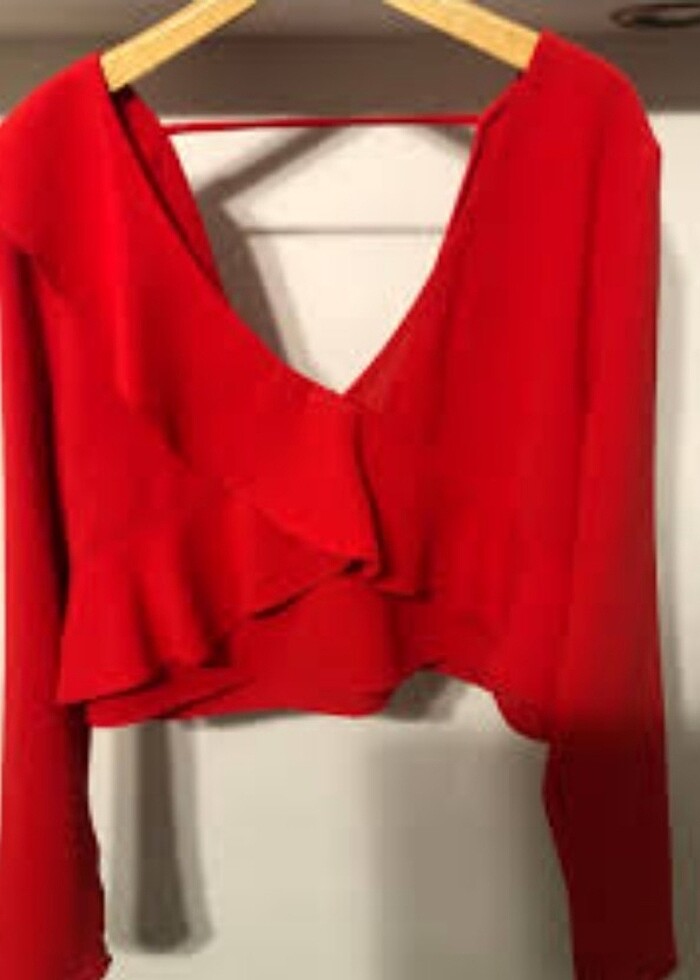 ZARA CROP BLUZ  - Görsel 4