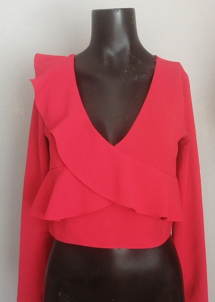 ZARA CROP BLUZ  - Görsel 5