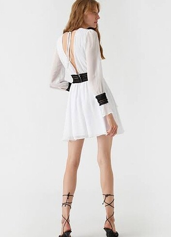 Koton ŞİFON ELBİSE - Görsel 9