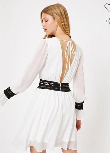 Koton ŞİFON ELBİSE - Görsel 10