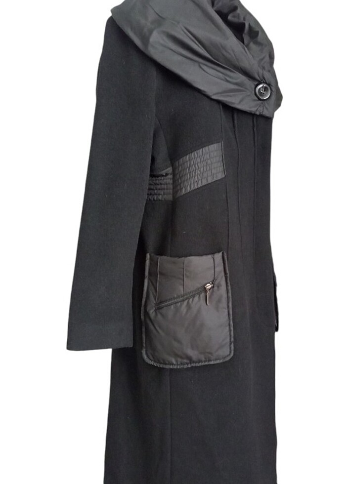 Lorena paris yün ve kaşmir palto - Görsel 5