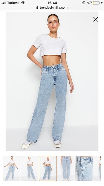 trendyolmilla açık mavi jean