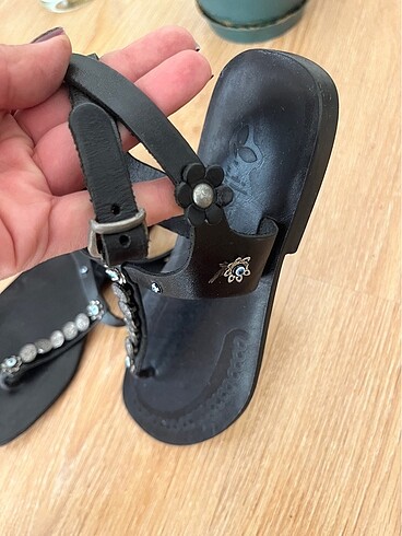 37 Beden siyah Renk Sandalet