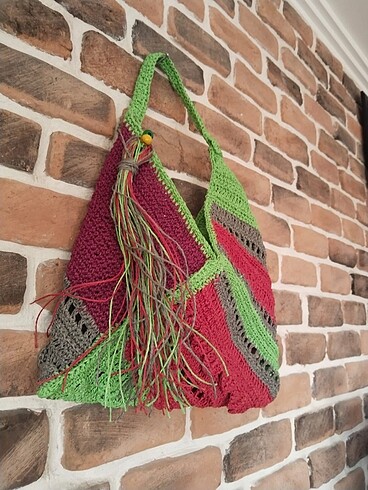 Beden Örgü çanta handmade