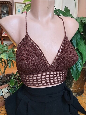 H&M Örgü crop büstiyer