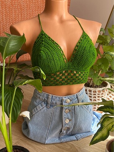 Trendyol & Milla örgü crop büstiyer