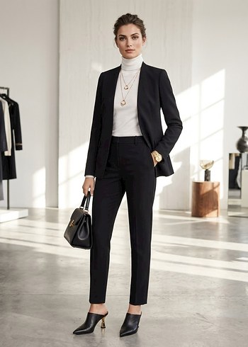 Zara Sik Siyah Blazer Ceket