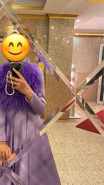 Diğer Tüy detaylı abiye elbise