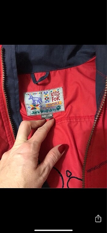 Jack Wolfskin Rüzgarlık ince mont