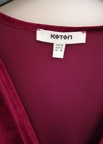 m Beden Bordo Elbise 