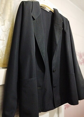 Oversize vintage blazer ceket