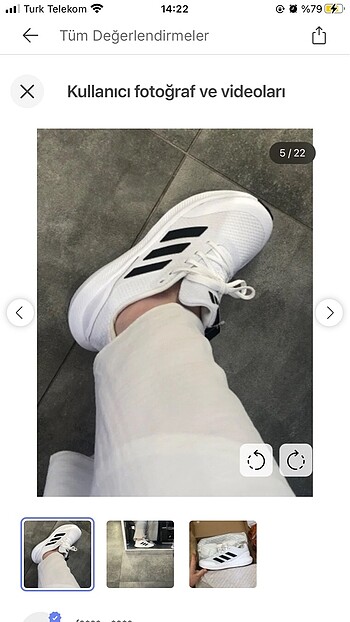 36,5 Beden Adidas spor ayakkabı