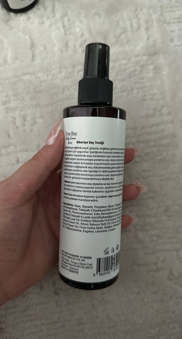True Bee Biberiye Saç Toniği 250ml - Görsel 2
