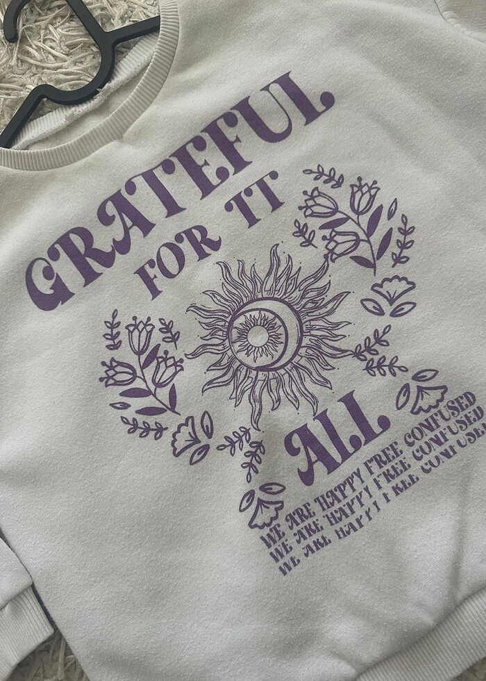 Kız çocuk swetshirt - Görsel 4