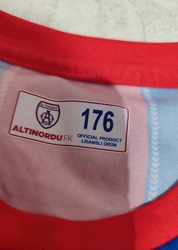 Erkek Kısa Kollu Kırmızı Mavi Spor Forması - Görsel 3