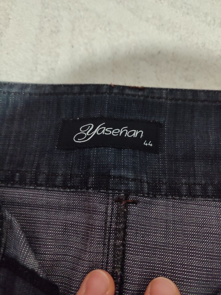 Kemer Detaylı midi boy Kot Etek - Görsel 2