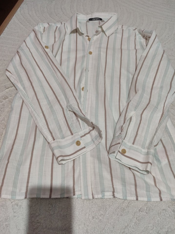 LCW Boys Beyaz viskon Rahat Kesim Gömlek - Görsel 2