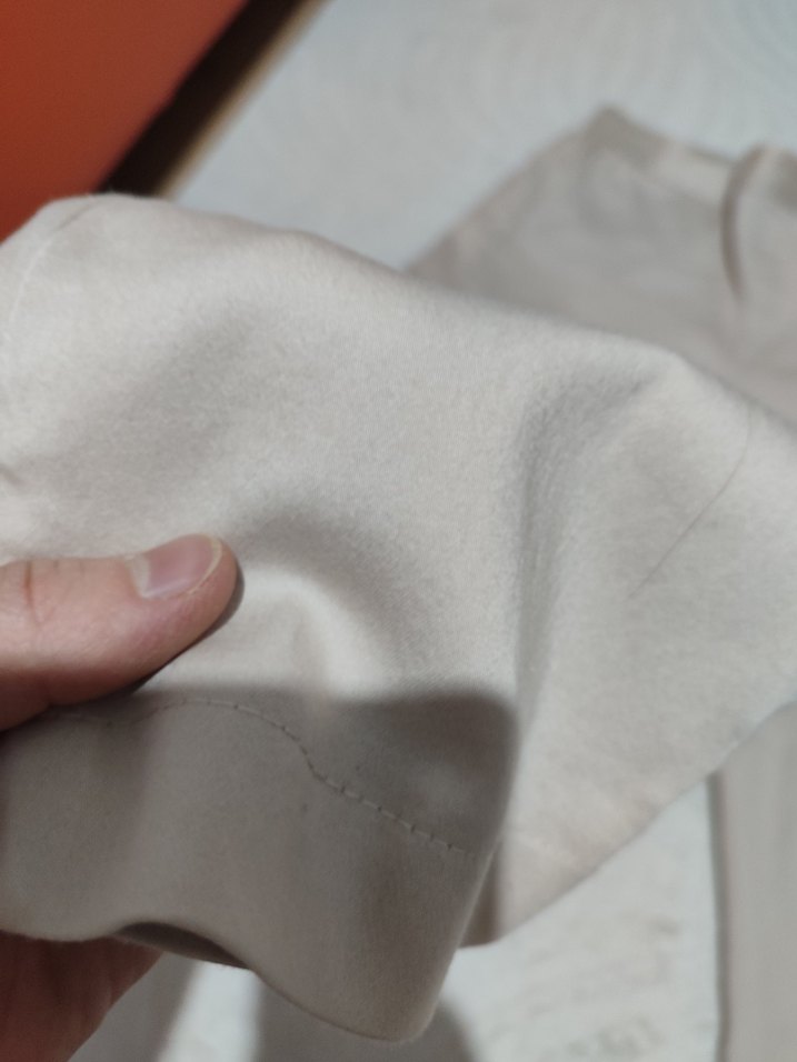 Bej Kadın Midi Kumaş Pantolon - Görsel 2