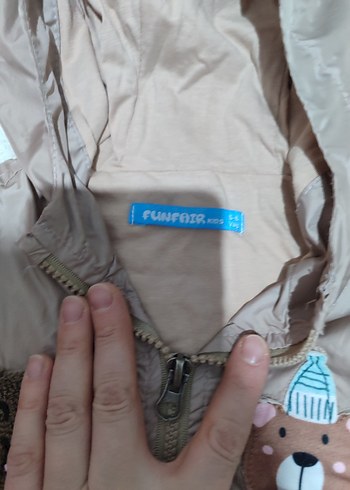 Fine Suits marka Kapüşonlu  Kız çocuk yağmurluk - Görsel 2