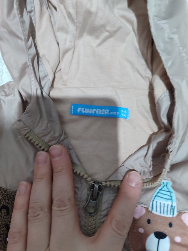 Fine Suits marka Kapüşonlu  Kız çocuk yağmurluk - Görsel 2
